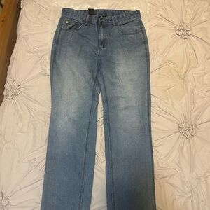 Men's Slim Straight Blue CAT Jeans with slight flaw on right front leg